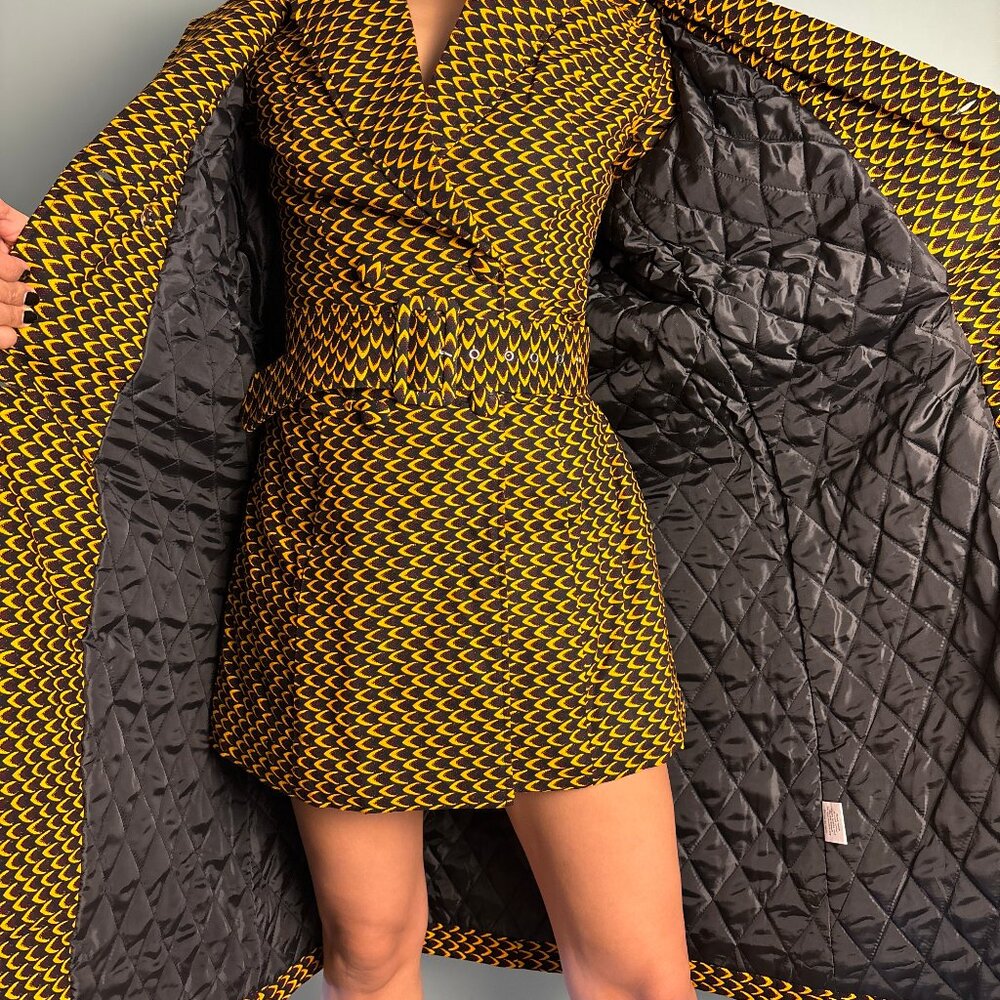 Ofuure Dress with matching Trench Coat